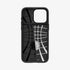 ACS06589 - iPhone 15 Pro Max Case Slim Armor CS in black showing the back with card in slot